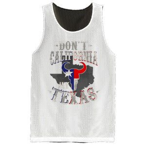 Dont California My Texas Love Texas DonT California Mesh Reversible Basketball Jersey Tank