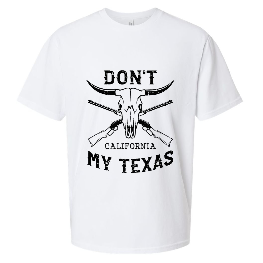 DonT California My Texas Vintage Texan Pride Gift Sueded Cloud Jersey T-Shirt