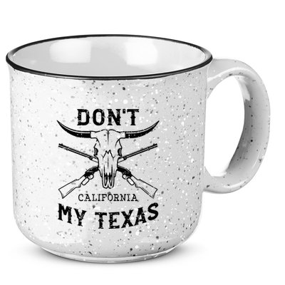 DonT California My Texas Vintage Texan Pride Gift 15oz Campfire Ceramic Mug