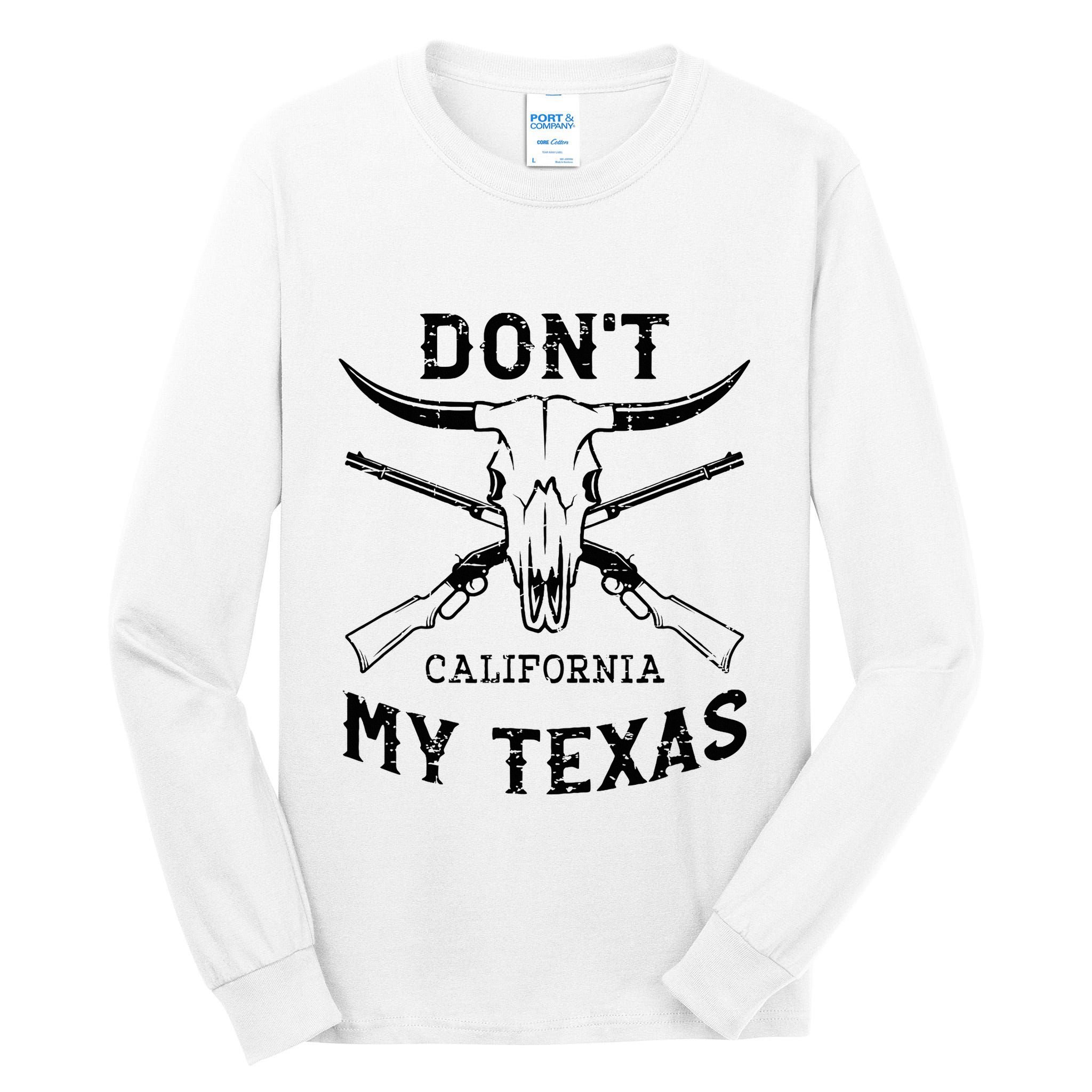 DonT California My Texas Vintage Texan Pride Gift Tall Long Sleeve T-Shirt