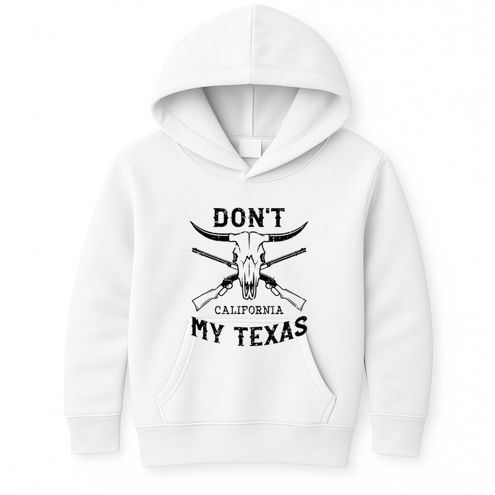 DonT California My Texas Vintage Texan Pride Gift Kids Hoodie