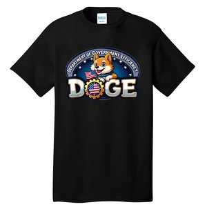 Doge Crypto Meme Department Of Government Efficiency Tall T-Shirt