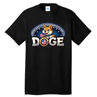 Doge Crypto Meme Department Of Government Efficiency Tall T-Shirt