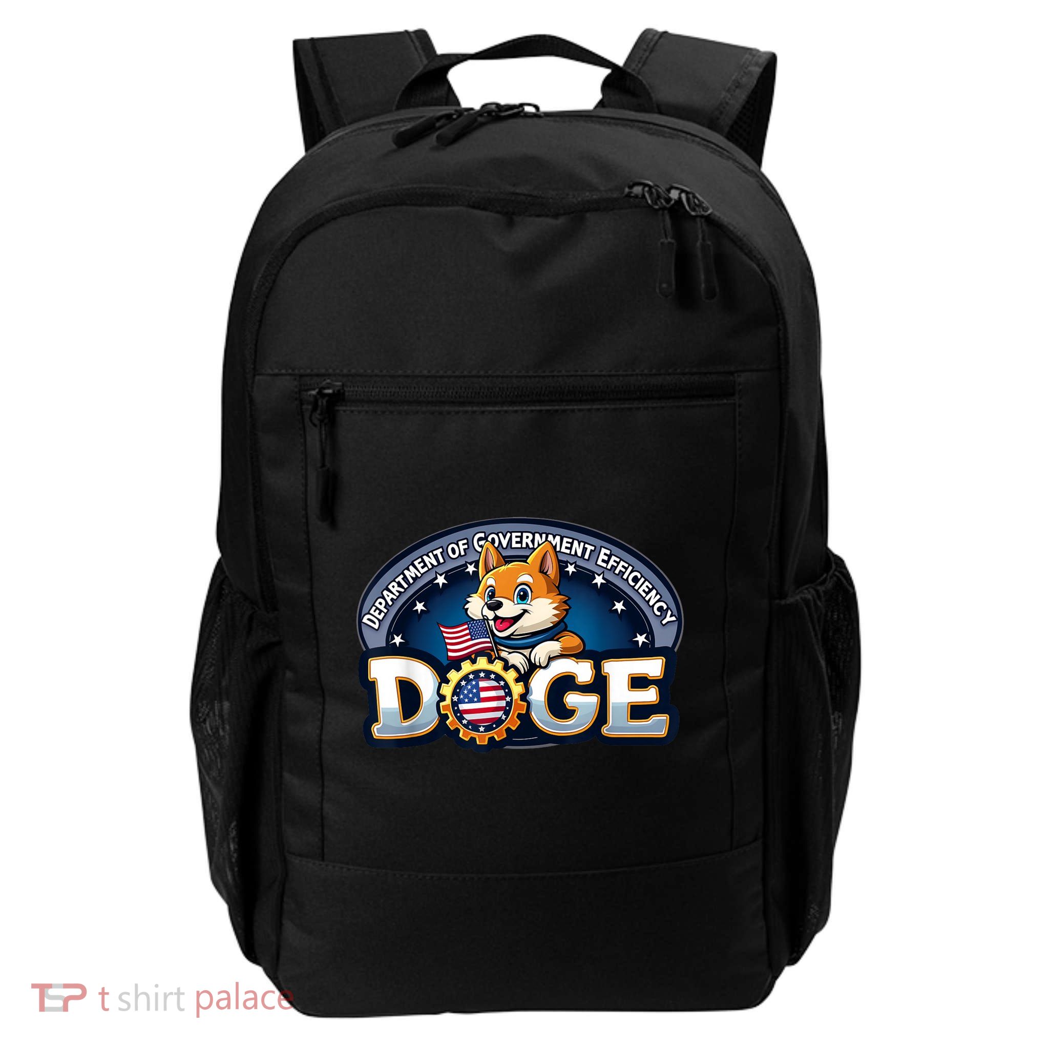 Doge Crypto Meme Department Of Government Efficiency Daily Commute Backpack
