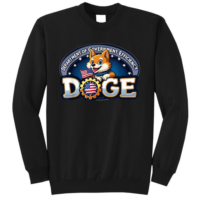 Doge Crypto Meme Department Of Government Efficiency Tall Sweatshirt