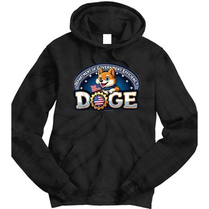 Doge Crypto Meme Department Of Government Efficiency Tie Dye Hoodie