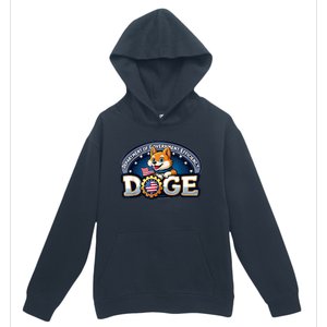 Doge Crypto Meme Department Of Government Efficiency Urban Pullover Hoodie