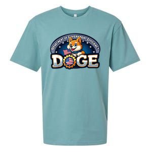 Doge Crypto Meme Department Of Government Efficiency Sueded Cloud Jersey T-Shirt