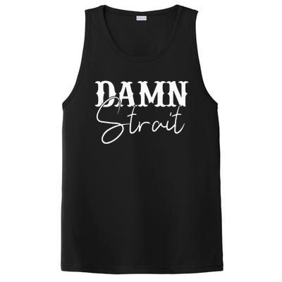 Damn  Country Music Western PosiCharge Competitor Tank