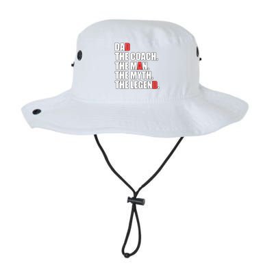 Dad Coach Myth Legend Gift Legacy Cool Fit Booney Bucket Hat