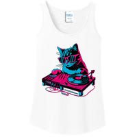 Dj Cat Music Ladies Essential Tank