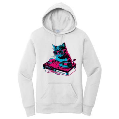 Dj Cat Music Women's Pullover Hoodie