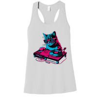 Dj Cat Music Women's Racerback Tank