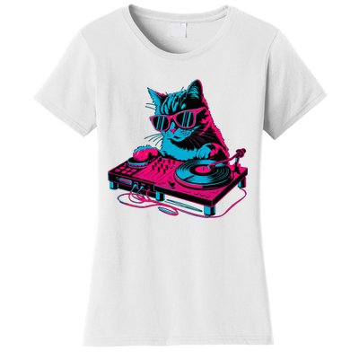 Dj Cat Music Women's T-Shirt