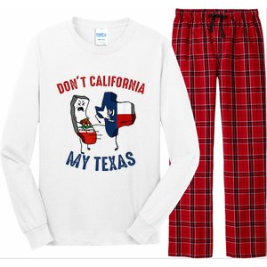 Don't California My Texas Funny Long Sleeve Pajama Set