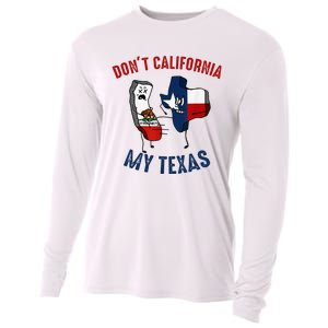 Don't California My Texas Funny Cooling Performance Long Sleeve Crew