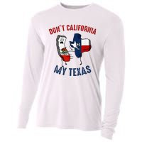 Don't California My Texas Funny Cooling Performance Long Sleeve Crew