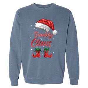 Daddy Claus Matching Family Merry Christmas Santa Funny Meaningful Gift Garment-Dyed Sweatshirt