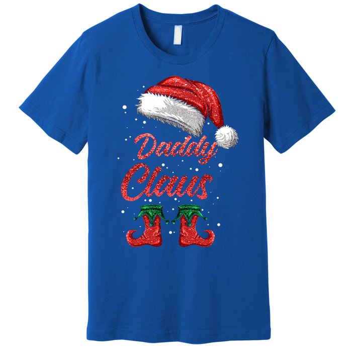 Daddy Claus Matching Family Merry Christmas Santa Funny Meaningful Gift Premium T-Shirt