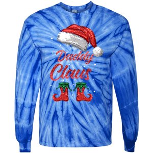 Daddy Claus Matching Family Merry Christmas Santa Funny Meaningful Gift Tie-Dye Long Sleeve Shirt