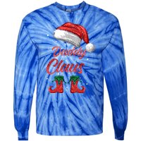 Daddy Claus Matching Family Merry Christmas Santa Funny Meaningful Gift Tie-Dye Long Sleeve Shirt