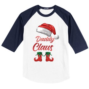 Daddy Claus Matching Family Merry Christmas Santa Funny Meaningful Gift Baseball Sleeve Shirt