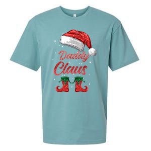 Daddy Claus Matching Family Merry Christmas Santa Funny Meaningful Gift Sueded Cloud Jersey T-Shirt