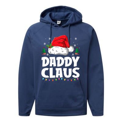 Daddy Claus Matching Group Xmas Family Christmas Pajama Cool Gift Performance Fleece Hoodie