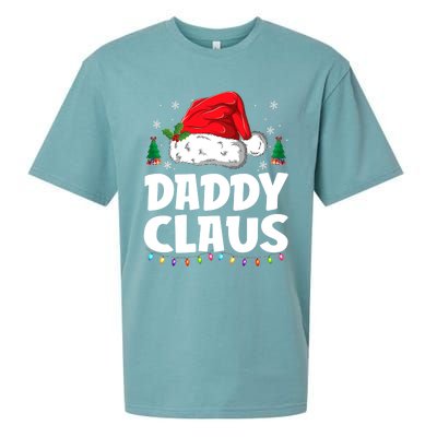 Daddy Claus Matching Group Xmas Family Christmas Pajama Cool Gift Sueded Cloud Jersey T-Shirt