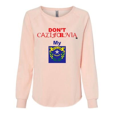 DonT California My Nevada Womens California Wash Sweatshirt