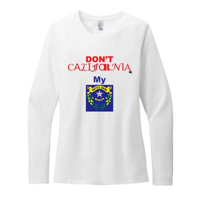 DonT California My Nevada Womens CVC Long Sleeve Shirt