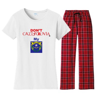 DonT California My Nevada Women's Flannel Pajama Set