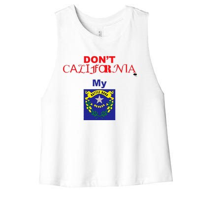 DonT California My Nevada Women's Racerback Cropped Tank