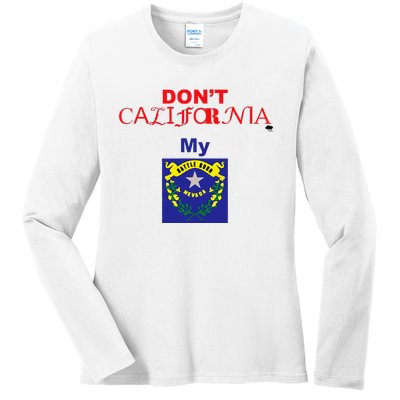 DonT California My Nevada Ladies Long Sleeve Shirt