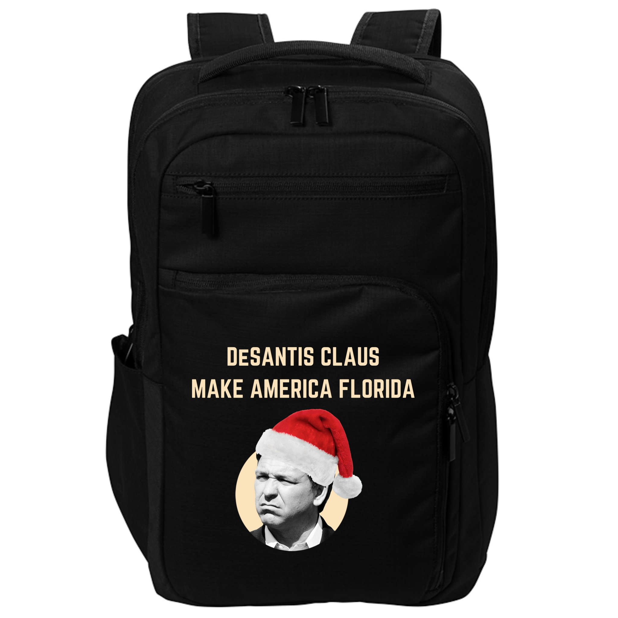 Desantis Claus Make America Florida Christmas Impact Tech Backpack