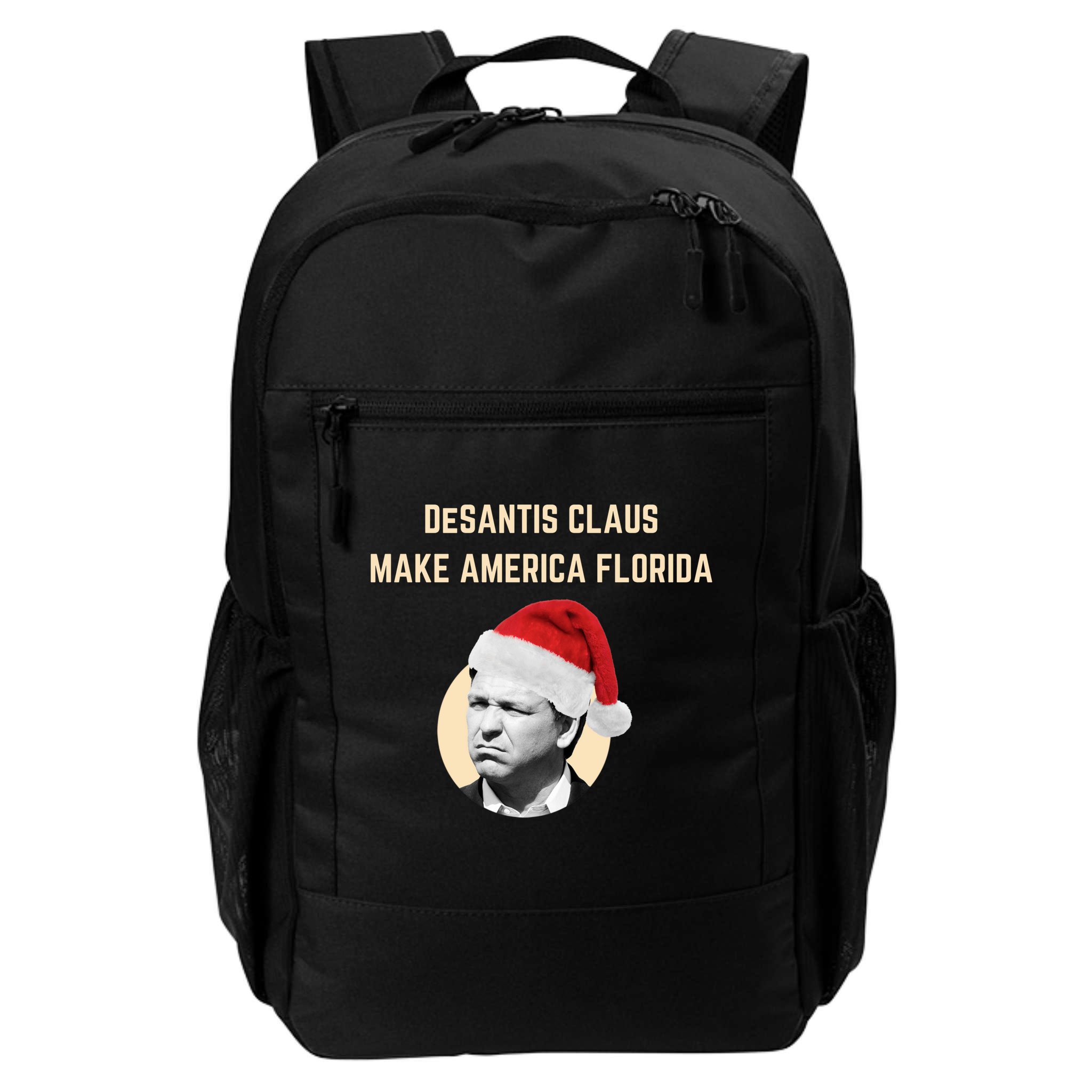 Desantis Claus Make America Florida Christmas Backpack