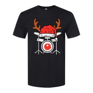 Drums Christmas Music Instrument Band Drummer Rock Xmas Softstyle® CVC T-Shirt