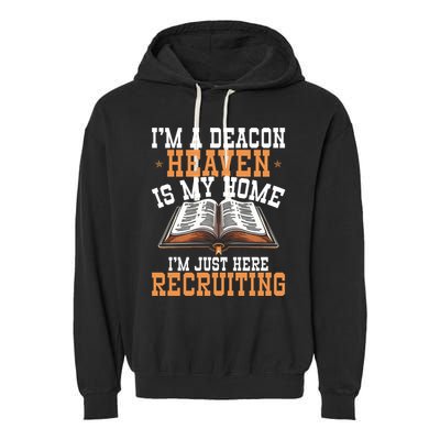 Deacon Church Ministry Church Service Faith Deacon Gift Garment-Dyed Fleece Hoodie