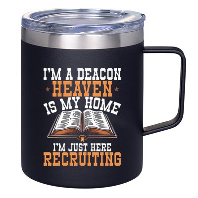 Deacon Church Ministry Church Service Faith Deacon Gift 12oz Stainless Steel Coffee Mug