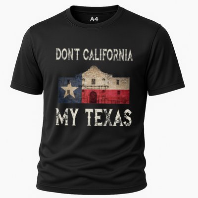 DonT California My Texas Alamo Lone Star State Flag Cooling Performance Crew T-Shirt
