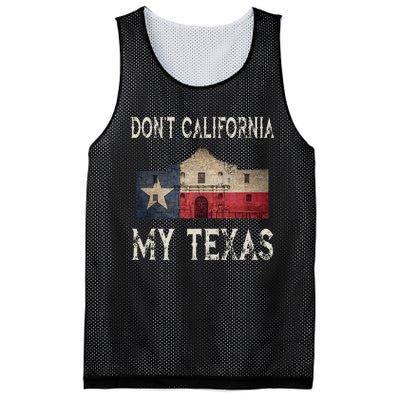 DonT California My Texas Alamo Lone Star State Flag Mesh Reversible Basketball Jersey Tank