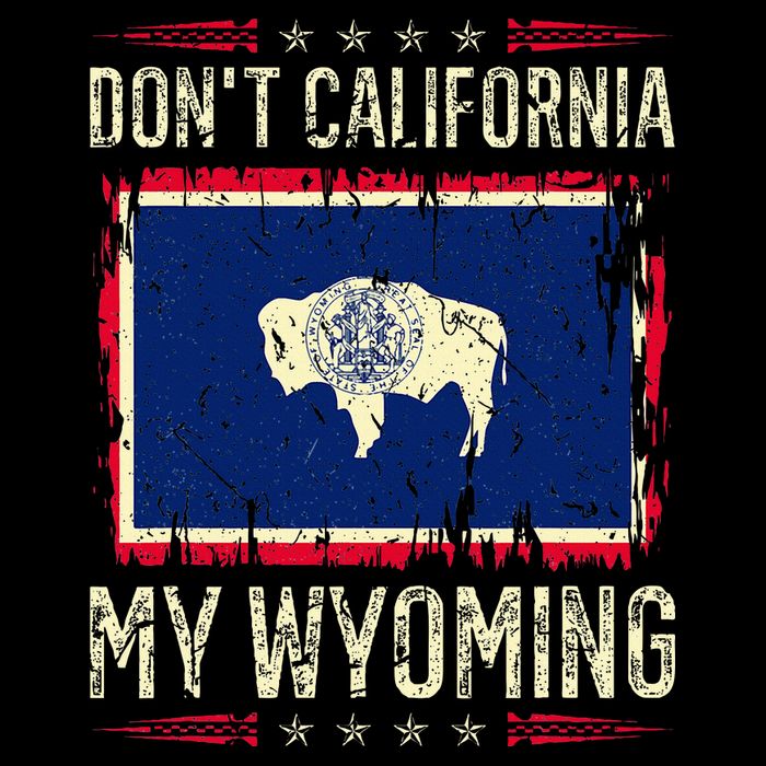 DonT California My Wyoming Antiliberal Conservative Pride Cooling Performance Crew T-Shirt