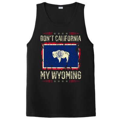 DonT California My Wyoming Antiliberal Conservative Pride PosiCharge Competitor Tank