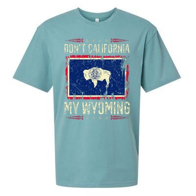 DonT California My Wyoming Antiliberal Conservative Pride Sueded Cloud Jersey T-Shirt