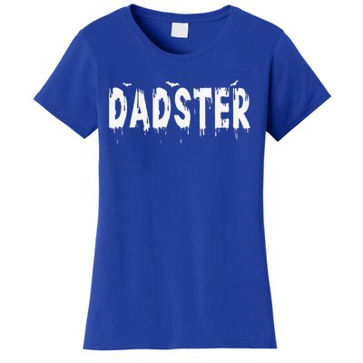 Dadster Couple Matching Family Mom Dad Halloween Party Women's T-Shirt