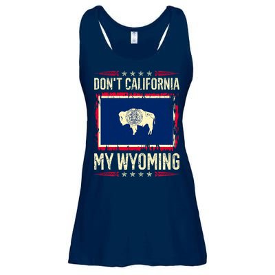 Dont California My Wyoming AntiLiberal Conservative Pride Ladies Essential Flowy Tank