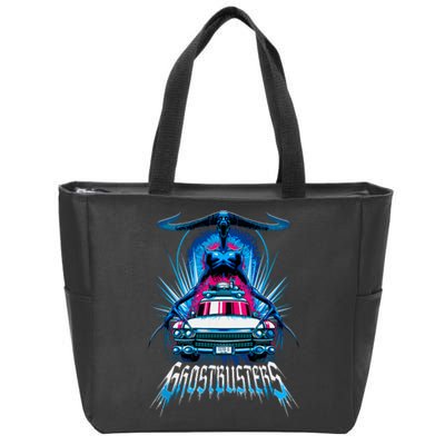 Death Chill Monster Ecto1 Car Zip Tote Bag