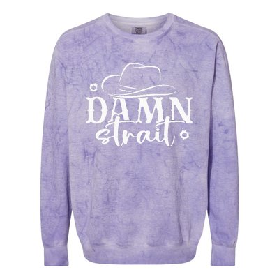 Damn Country Music Colorblast Crewneck Sweatshirt