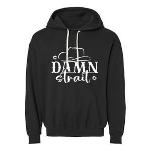 Damn Country Music Garment-Dyed Fleece Hoodie