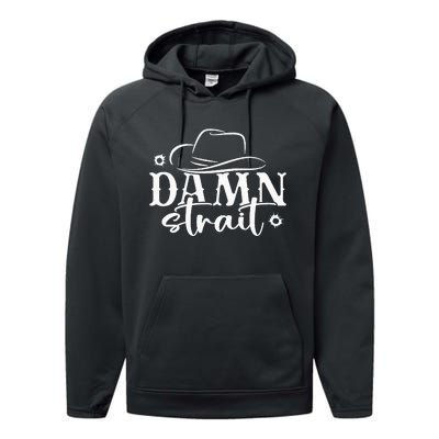 Damn Country Music Performance Fleece Hoodie